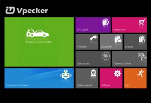 Vpecker startup screen
