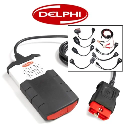 Delphi DS150E + 8x adapter pack for cars - Auto Tools SA