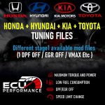Toyota + Honda + Hyundai + Kia ECU Tuning Files Map Pack