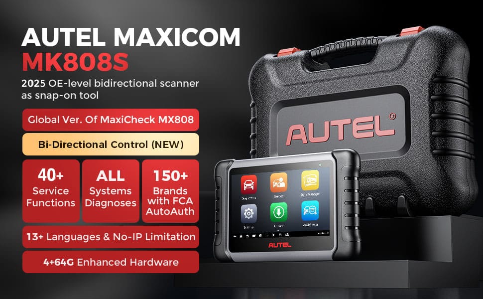 Autel MaxiCom MK808S - Auto Tools SA -