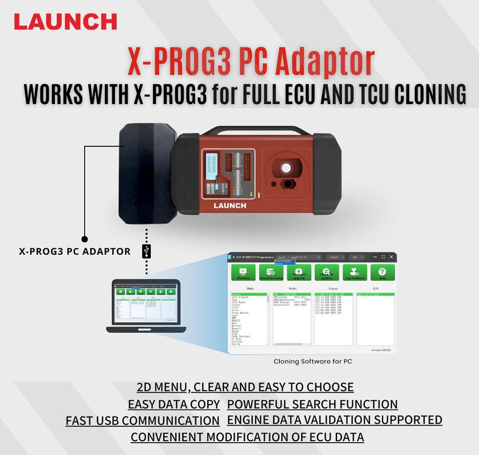 launch ecu tcu cloner