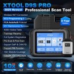 XTOOL D9S Pro Diagnostic Tool, with Topology, Online ECU Programming, 42+ Service Functions - Image 2